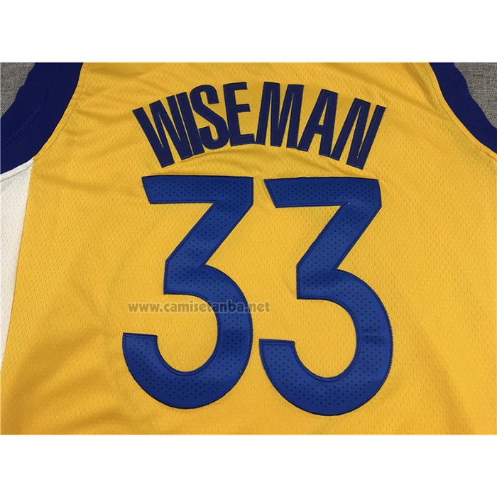 Camiseta Golden State Warriors James Wiseman #33 Statement 2020 Amarillo
